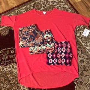 LuLaRoe Irma and leggings bundle